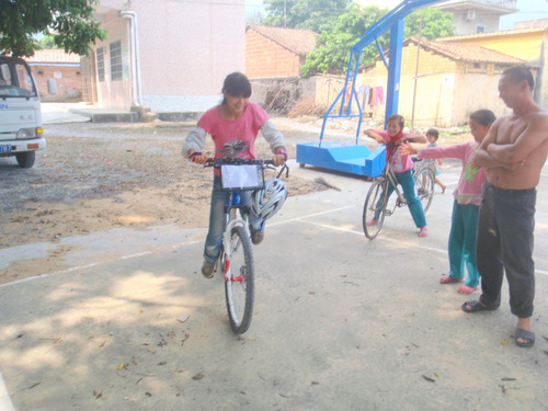 A brave village girl.
